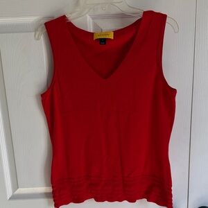 St. John Vibrant Red Tank Top